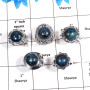 5 pcs Shattuckite Rings - O CRJ004 - Solid 92.5% Sterling Silver Natural Blue Shattuckite Gemstone Designer Ring