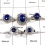 5 pcs Lapis Rings - D CRJ006 - Newly Arrival Natural Blue Lapis Gemstone 925 Sterling Silver Designer Ring