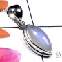 Rainbow Moonstone O - ISP980-Sterling silver Rainbow Moonstone Pendants