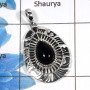 Black Onyx K - NSP966 - Newly Arrival Natural Black Onyx Cab Gemstone 925 Sterling Silver