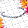 Blue Topaz B - SDB997-Elegant Design Semiprecious Gemstone Bracelet