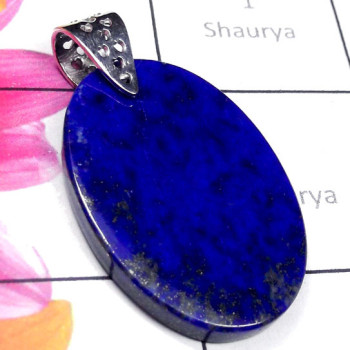 Lapis F - SDP998-Lapis Gemstone Beautiful Drilled Pendants