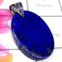 Lapis F - SDP998-Lapis Gemstone Beautiful Drilled Pendants