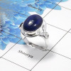 Lapis Lazuli Gemstone Designer Ring SDR443-G- 925 Sterling Silver With Lapis Lazuli Gemstone Wholesale Rings