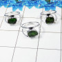3 Pcs Raw Chrome Diopside Gemstone 925 Silver Ring-SRR971-E