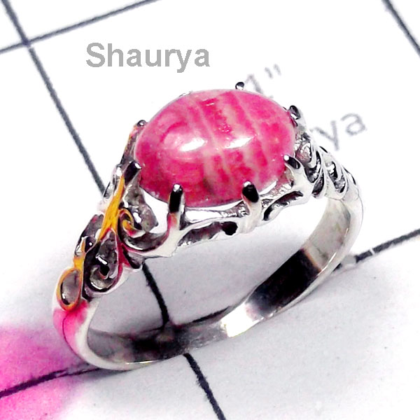 Rodochrosite F - SCR968-925 Manufacturer Semiprecious Gemstone Stunning Casting R