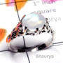 Rainbow O - SCR966-Rainbow Moonstone 925 Manufacturer Casting Ring