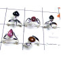 Tourmaline B - SVP967-Sterling Silver 5 Pcs. Semiprecious Gemstone Ring