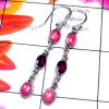 Multi Gemstone B - SBP972-Multi Cab Gemstone Sterling Silver Bejal Earring