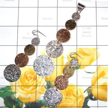 2 Tone Set Plain-O - STR991-925 Sterling silver with Two Tone Set