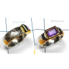 Amethyst B - STR985-Multi Cut Gemstone Made in 925 Silver with Brass Two Tone