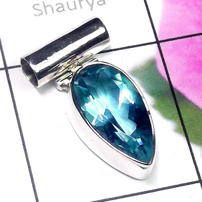 Alexandrite F - ISP897-925 Plain Silver Cut n Cab Gemstone Lightweight Wholesale