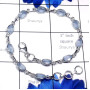 8.5 inch Chalcedony Hydro G - SBB955-Multi Cut n Cab Gemstone 925 Sterling Silver Trendy Bejal