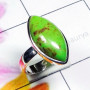 Green Turquoise E - PSR931-Genuine Green Turquoise 925 Exclusive Silver Trendy Ring
