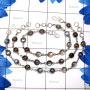 3 Pcs Blue n Green Fire Labradorite A - SBB922-Green, Yellow n Blue Fire Cab Labradorite Made in 925 Sil
