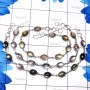 3 Pcs Green, Yellow, Blue Fire Labradorite D - SBB922-Green, Yellow n Blue Fire Cab Labradorite Made in 925 Sil