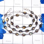 3 Pcs Yellow n Blue Fire Labradorite F - SBB922-Green, Yellow n Blue Fire Cab Labradorite Made in 925 Sil