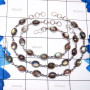 3 Pcs Yellow n Green Fire Labradorite G - SBB922-Green, Yellow n Blue Fire Cab Labradorite Made in 925 Sil