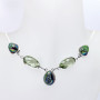 Window Druzy, Green Amethyst B - SDN962-Sterling 925 Silver with Genuine Gemstone Direct Factory