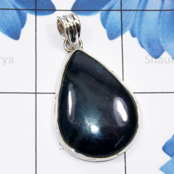 Vivianite B - ISP838-Sterling 925 Silver Genuine Gemstone Wholesale Plain Pend