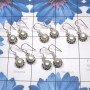 5 Pair Pearl A - PPE990-5 Pair Pearl Gemstone 925 Sterling Silver Earring Handmad