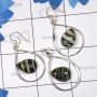 2 Pcs Seraphinite Set A - SBP921-Seraphinite Bracelet Earring Pendant Bejal Set 925 Sterli