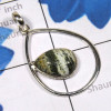 Seraphinite Pendant C - SBP921-Seraphinite Bracelet Earring Pendant Bejal Set 925 Sterli