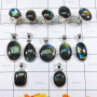 11 Pcs Labradorite Cab O - DOM998-Natural Fire Labradorite 100 Gram Combo Lot 925 Sterling