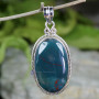 BLOOD AGATE A - BLD998- FANTASTIC BLOOD AGATE GEMSTONE PENDANTS MADE IN 925 STER