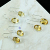 CITRINE CUT I - SBP900- CITRINE CUT GEMSTONE 3 PAIR LIGHT WEIGHT BEJAL EARRINGS 