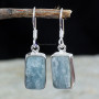AQUAMARINE ROUGH I - AQR992- NATURAL AQUAMARINE ROUGH GEMSTONE NEW COLLECTION OF EARR