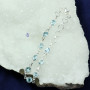BLUE TOPAZ O - SBB907- NATURAL CUT GEMSTONE FANCY BEJAL BRACELET MADE IN 925 ST