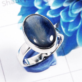 Blue Kynite B - STK975-925 Sterling Gemstone Charming Gemstone Blue Kynite Desig