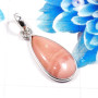 Pink Opal A - BPS960-Stunning Pink Opal Company Handmade 925 Sterling Silver B