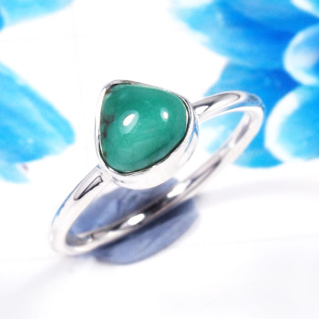 Turquoise B - RSS926-925 Sterling Silver Gorgeous Fashionable Preety Design Ri