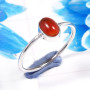 Red Onyx C - RSS926-925 Sterling Silver Gorgeous Fashionable Preety Design Ri