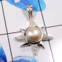 Pearl G - CSP942-Lovely Factory Handmade 925 Sterling Silver Designer Cast