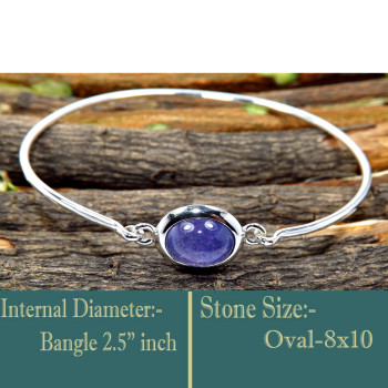 Tanzanite B - SNB999-Openable Beautiful New Preety Designs Handmade Bangles 92