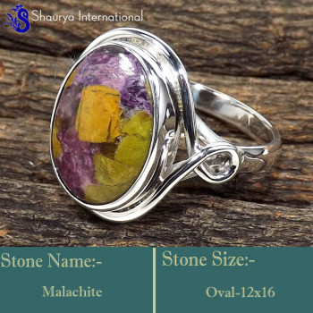 Mohave Stichtite E - SDR633-Exclusive Designer Factory Wholesale Handmade Rings 925 S