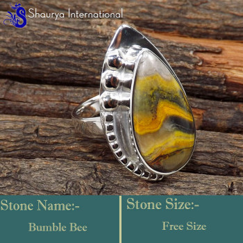 Bumble Bee A - SDR616-Direct Factory Wholesale Designer Rings 925 Sterling Silv
