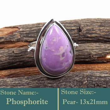Phosphodrite Cab F - RSS842-Soild 925 Sterling Silver Cab Gemstones Colourful Designe