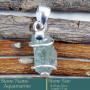Aquamarine Rough H - RPP985-Gorgeous New Rough Gemstone 925 Silver Pendant Wholesale
