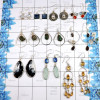 10 Pairs Mix Cab & Cut Stone C - BDA942-10 Pairs Mix Lots Cut & Cab Gemstone Earrings 925 Sterlin
