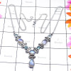 Rainbow O - SDN997-Stunning Designer Necklace with Gemstone