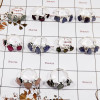 10 Pcs Mix Rough Stone A - SAJ998-10 Pcs Handmade Mix Rough Stone Ring 925 Sterling Silver Wholesale Lots India