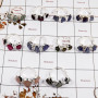 10 Pcs Mix Rough Stone A - SAJ998-10 Pcs Handmade Mix Rough Stone Ring 925 Sterling Silver Wholesale Lots India