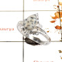 Dendritic Agate Cab A - RBS855-New Design Solid 925 Sterling Silver Ring Made Natural Cab Gemstone