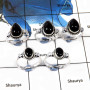 5 Pcs Black Onyx Cab B - SVP809-Newly Handmade 5 Pcs Wholesale Lots 925 Silver Rings With Cab Gemstone