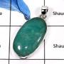 Amazonite B - SPS894-Fabulous Amazonite Wholesale Prong Setting Pendants 925 Sterling Silver