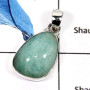 Amazonite D - SPS894-Fabulous Amazonite Wholesale Prong Setting Pendants 925 Sterling Silver